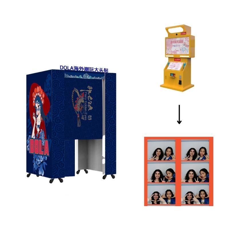 Photo Booth Machine - Coin mirror Selfie box Photo booth