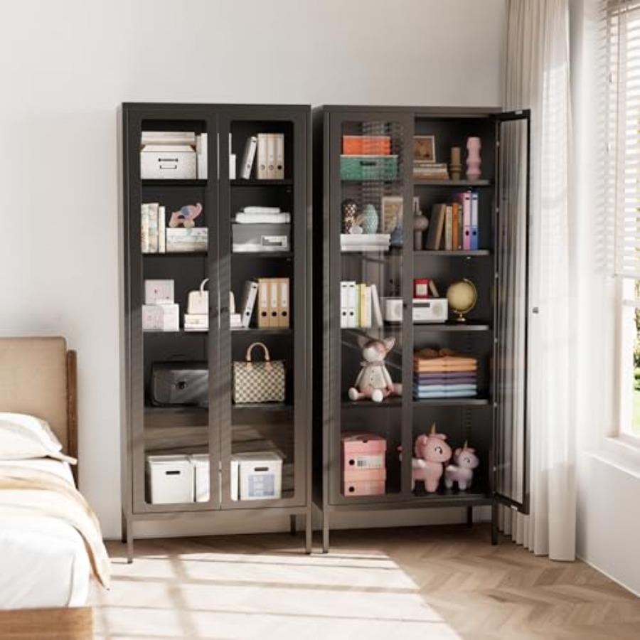Glass Cabinet Display - 67 Metal Display Cabinet with Glass