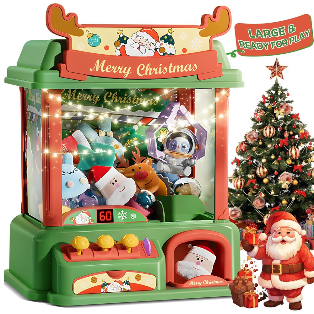 Christmas Claw Machine For Kid - Arcade Toy Vending Machine recension och pris