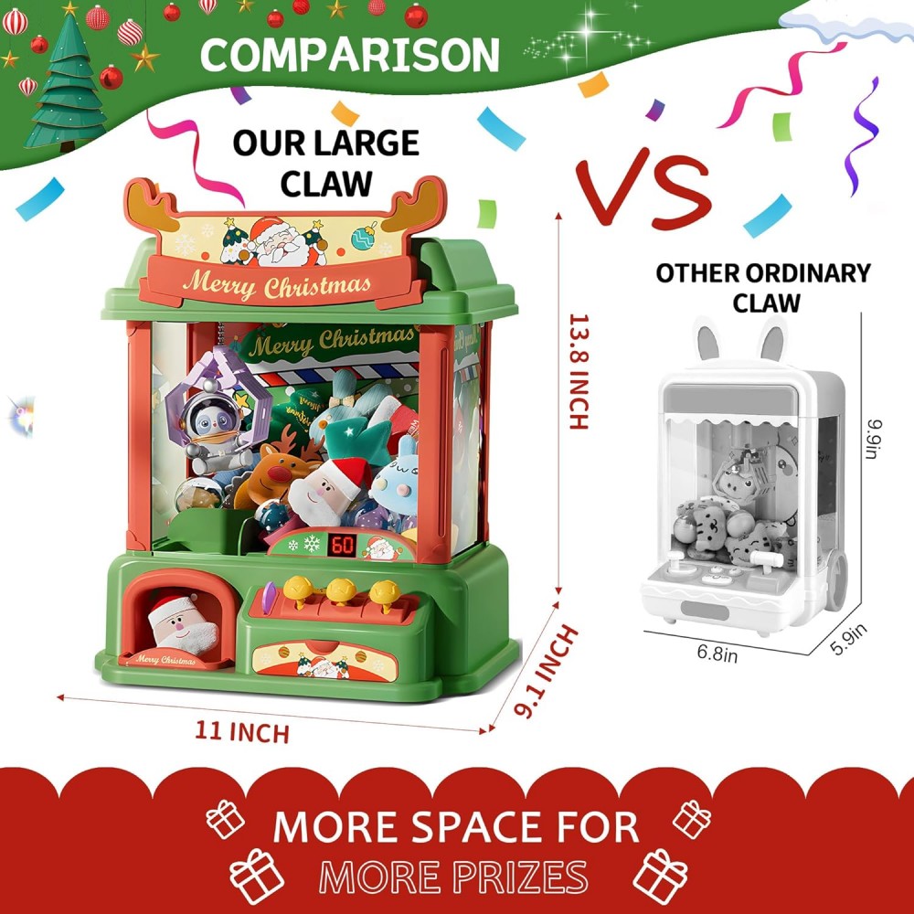 Christmas Claw Machine For Kid - Arcade Toy Vending Machine recension och pris