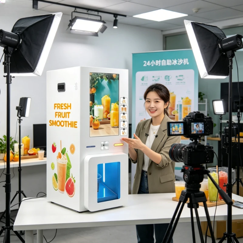 Customized 24H Automatic Smoot - Vending Machine Qr Code recension och pris