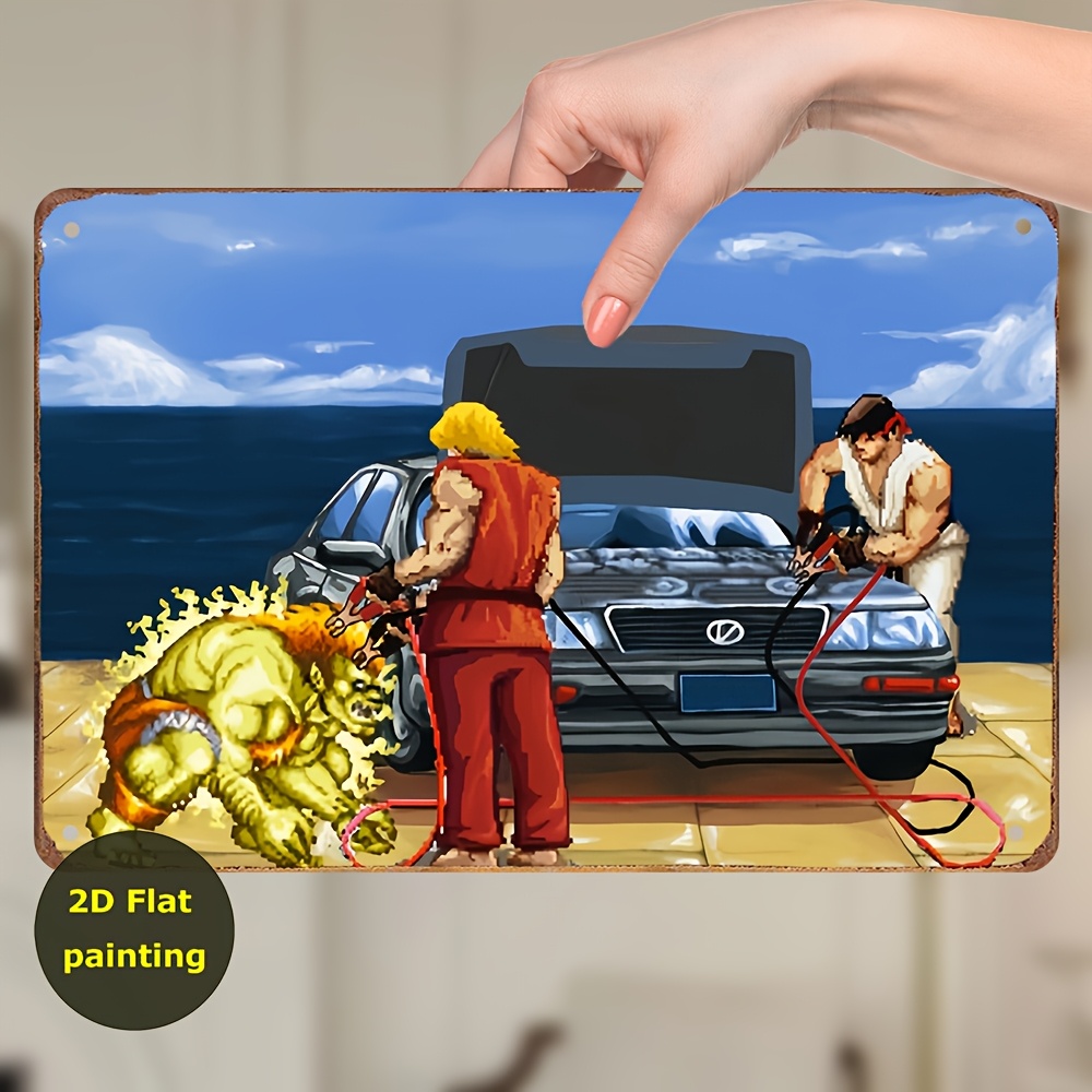 Vintage iron sign poster Sprin - Arcade Games & Vending Llc recension och pris