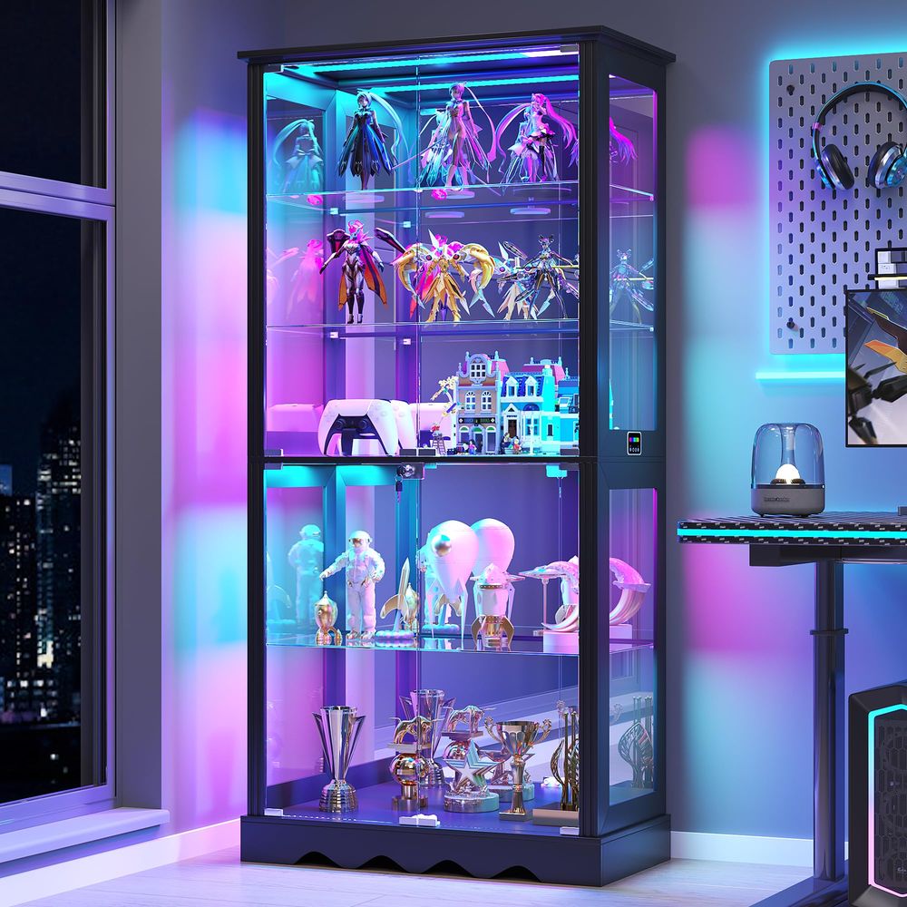 Display Cabinet with Glass Doo - Glass Cabinet Display recension och pris