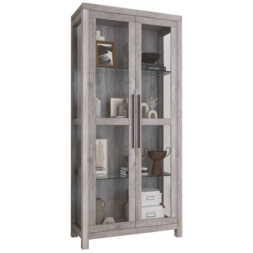 Glass Display Cabinet, Tall Cu - Glass Cabinet Display recension och pris