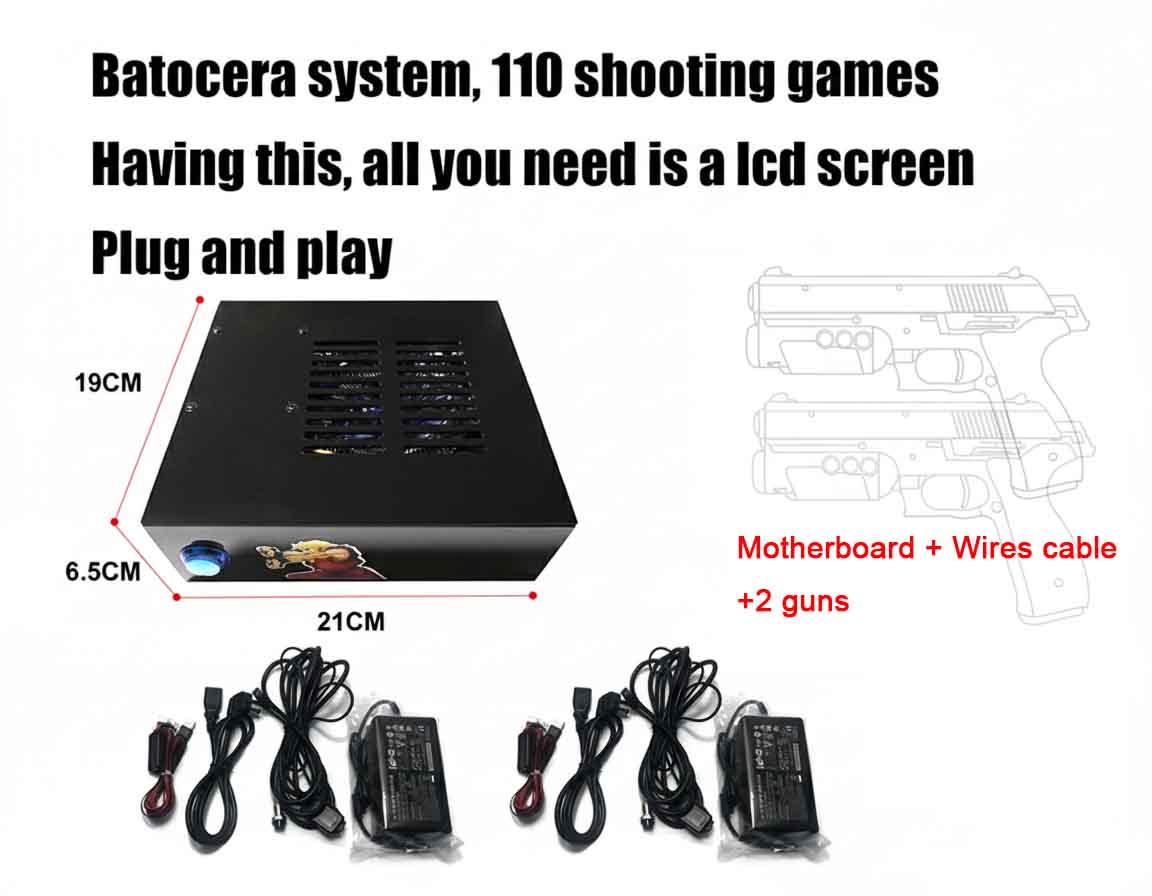 Batocera Game System With Dual - Gun Shooting Arcade recension och pris