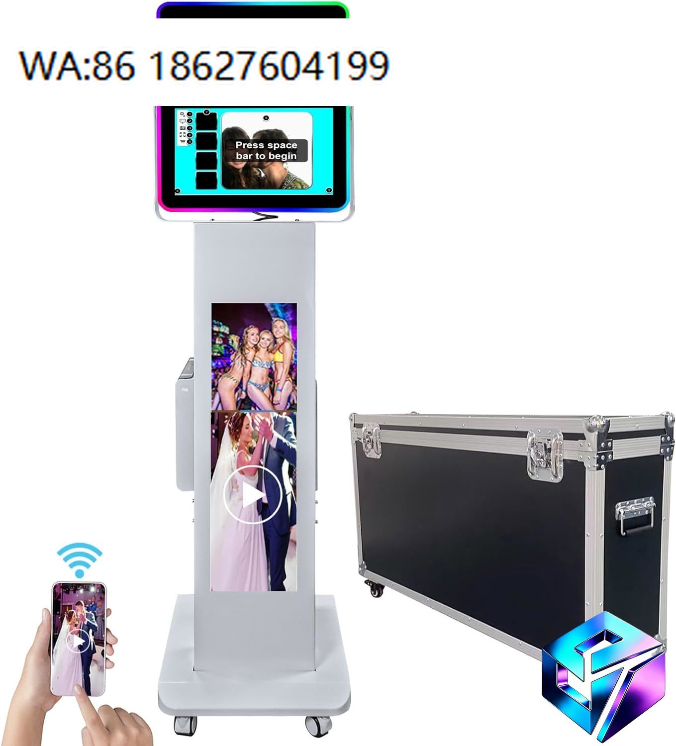 Portable LCD Screen DSLR Photo - Photo Booth Machine recension och pris