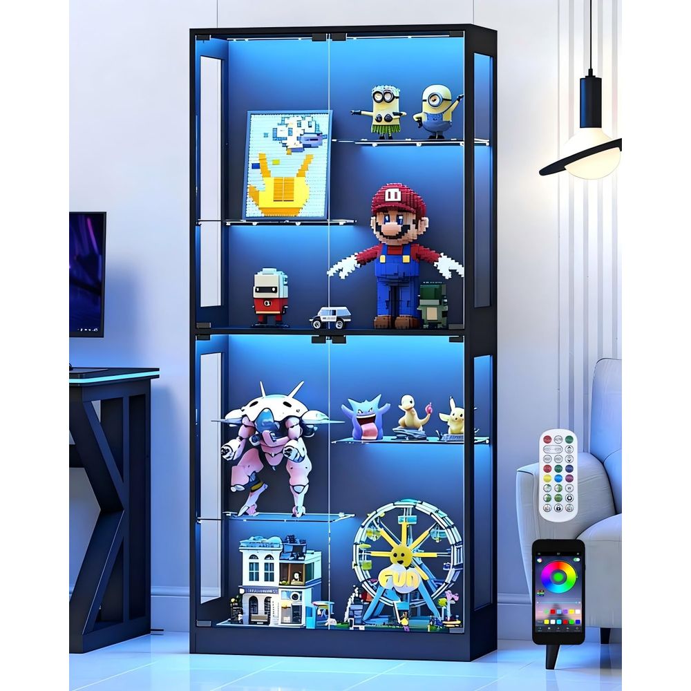 Display Cabinet with Glass Doo - Glass Cabinet Display recension och pris