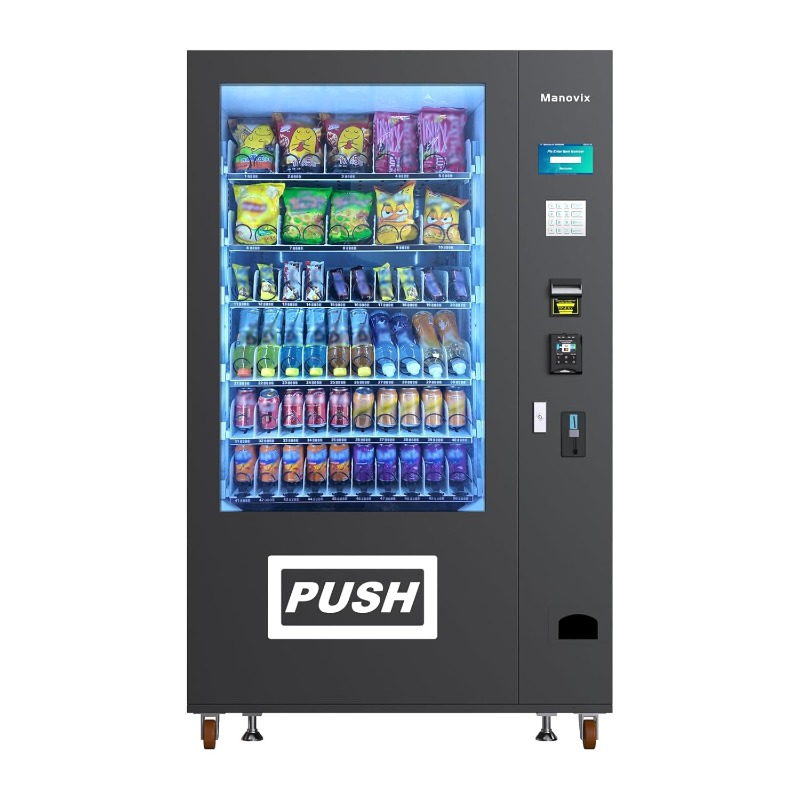 Customized Large 60 Slots Snac - Bill Acceptor Vending recension och pris